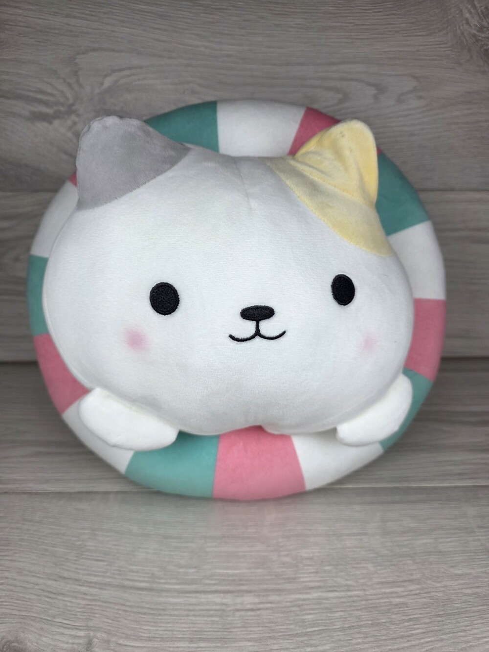 San-X Sumikko Gurashi Plush Cat w Striped Ring 11" SU34